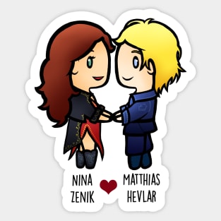 Nina Zenik x Matthias Hevlar - Six of Crows Sticker